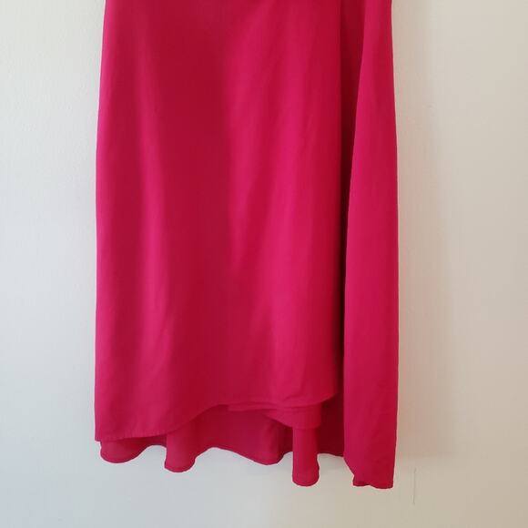 Vince Camuto Wrap Style Flowy Sleeveless Valentines Dress Red 4 - Picture 4 of 11